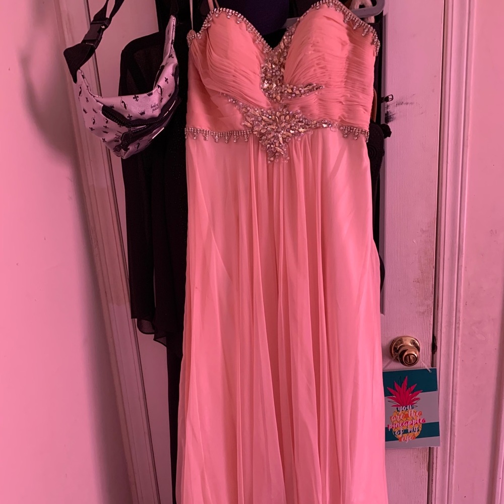 Peach Prom Dress